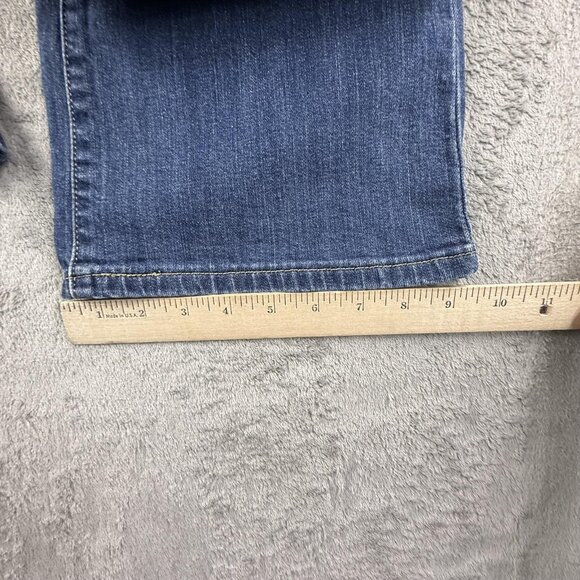 Levis 515 Jeans Womens 12 Bootcut Stretch Mid Rise W34 L29 Medium Wash Faded Y2K - Picture 9 of 16
